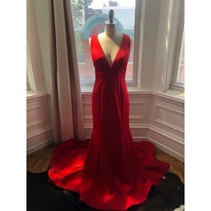 JVN by Jovani Red Gown